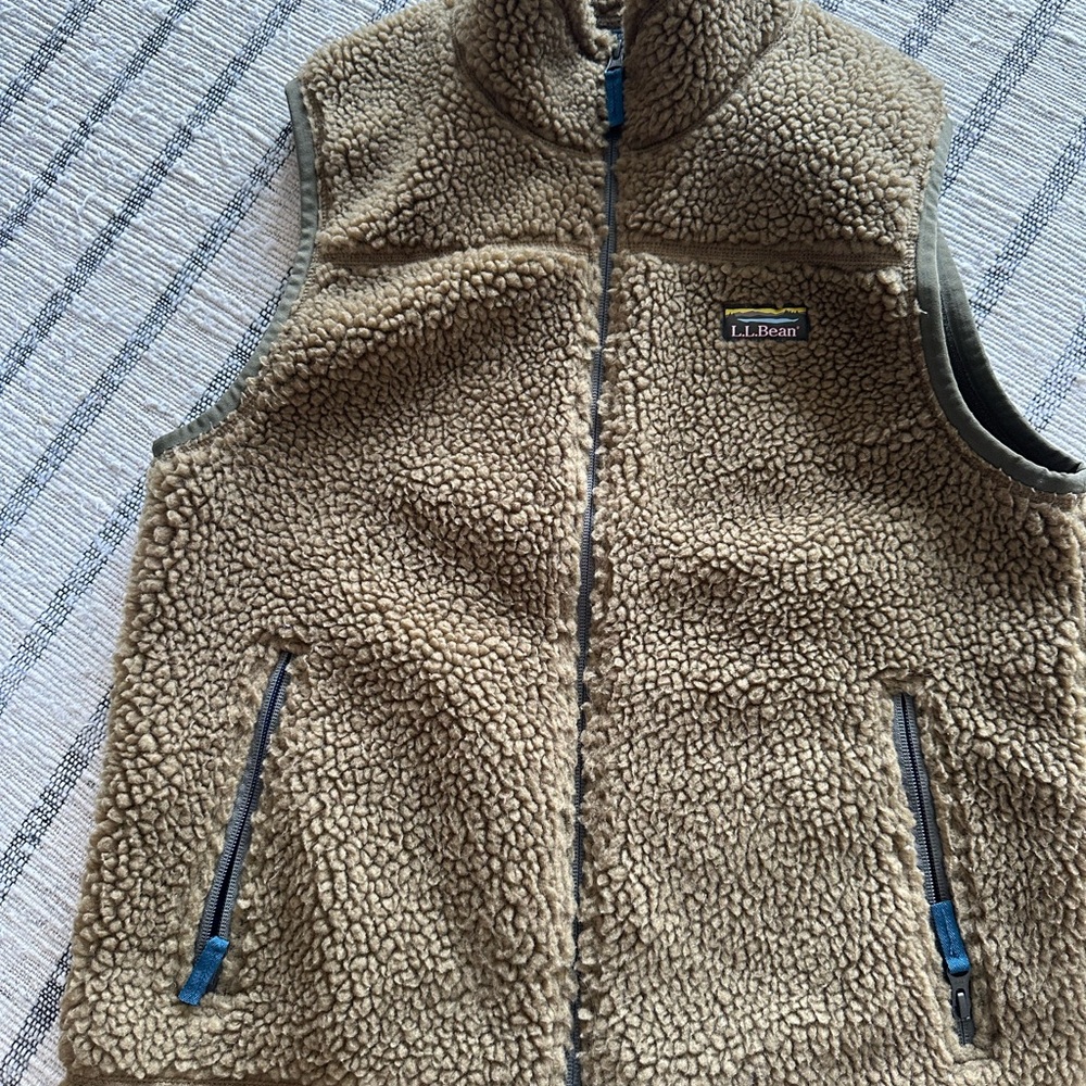 L.L. Bean Women’s Olive Fleece Vest